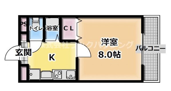 フレグランス白鳩の物件間取画像